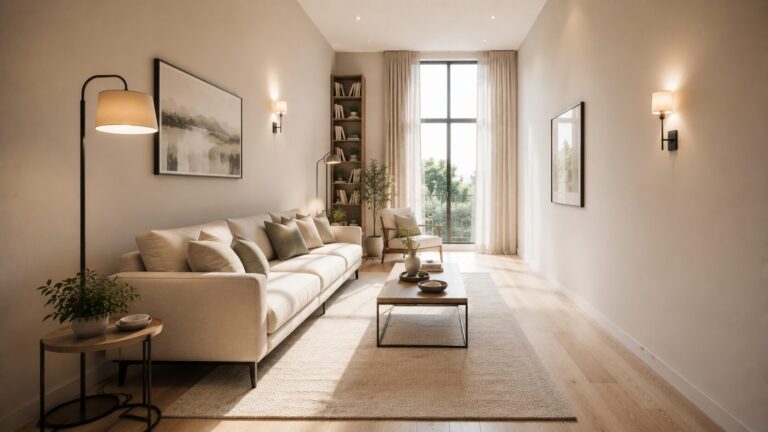 How to Arrange Furniture in a Narrow Living Room