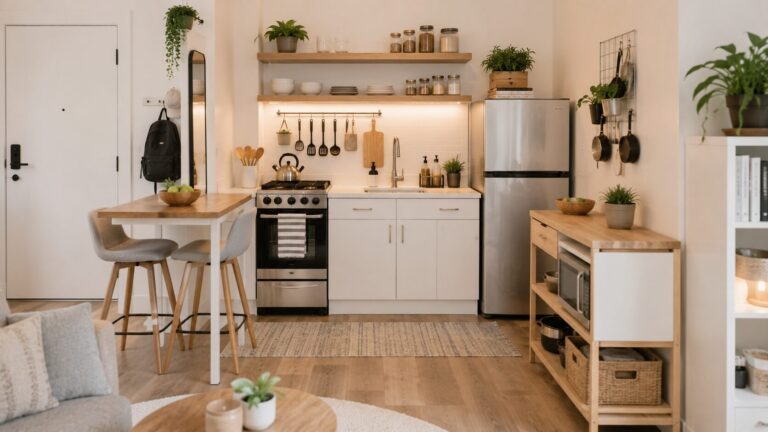 Small Studio Apartment Kitchen Ideas – Cooking Well in a Tiny Footprint